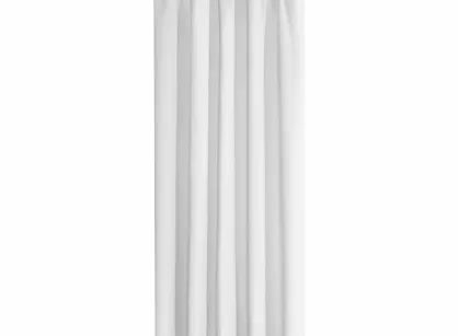 Zasłona na taśmie 135x270 PARISA zaciemniająca biała jednokolorowa Design 91