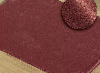 Dywanik dekoracyjny 60x90 EMILIO bordowy