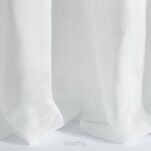 Zasłona gotowa na taśmie 140x250 BOTANIC biała z drukowanym wzorem liści i flamingów - 7