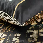Pościel z makosatyny 160x200 EVA 15 Eva Minge czarna z designerskim wzorem w motyle z kolekcji Premium - 2