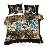 Pościel z makosatyny 160x200 EVA 15 Eva Minge czarna z designerskim wzorem w motyle z kolekcji Premium - 8
