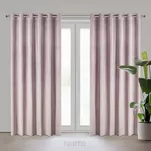 Zasłona na przelotkach 215x250 MELANIE welwetowa pudrowa o aksamitnej strukturze - 9