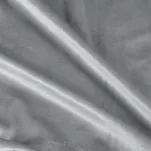 Zasłona na taśmie 140x270 AURA welwetowa srebrna jednokolorowa zdobiona w górnej części falbanami - 8