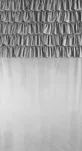 Zasłona na taśmie 140x270 AURA welwetowa srebrna jednokolorowa zdobiona w górnej części falbanami - 2