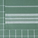 Komplet ścierek kuchennych 2x50x70 RUBI zielone w pasy z bawełny - 3