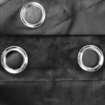 Zasłona na przelotkach 140x250 ROSA welwetowa czarna Design 91 - 16