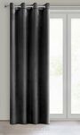 Zasłona na przelotkach 140x250 ROSA welwetowa czarna Design 91 - 8