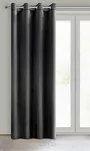 Zasłona na przelotkach 140x250 ROSA welwetowa czarna Design 91 - 7