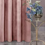 Zasłona gotowa na taśmie 140x270 ROSA welwetowa ciemny róż Design 91 - 14