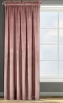 Zasłona gotowa na taśmie 140x270 ROSA welwetowa ciemny róż Design 91 - 13