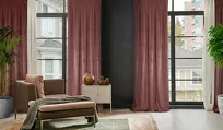 Zasłona gotowa na taśmie 140x270 ROSA welwetowa ciemny róż Design 91 - 12