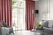 Zasłona gotowa na taśmie 140x270 ROSA welwetowa ciemny róż Design 91 - 10