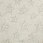 Obrus świąteczny 145x300 WINTER kremowy złoty bawełniany w gwiazdki - 3