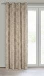Zasłona na przelotkach 135x250 ALETA beżowa jednokolorowa z szenilu - 5