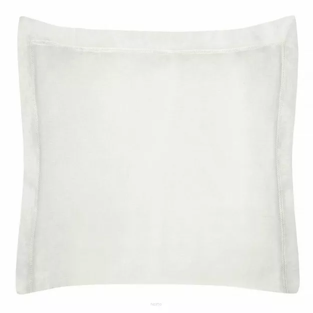 Poszewka bawełniana NOVAC kremowa 40x40 z 3 cm zakładką