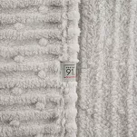 Koc 200x220 LISA srebrny wytłaczany z efektem 3D z kolekcji Design 91 - 8