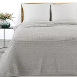 Koc 200x220 LISA srebrny wytłaczany z efektem 3D z kolekcji Design 91 - 2