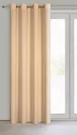 Zasłona na przelotkach 140x250 RITA jednokolorowa brzoskwinia z miękkiej tkaniny - 5
