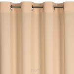 Zasłona na przelotkach 140x250 RITA jednokolorowa brzoskwinia z miękkiej tkaniny - 4