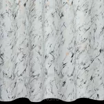 Zasłona na przelotkach 140x250 SANCY zaciemniająca typu dimout srebrna ze złotym i srebrnym nadrukiem - 6