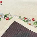 Bieżnik wielkanocny 40x100 1287 gobelinowy naturalny czerwony kurki - 2