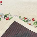 Bieżnik wielkanocny 40x100 1287 gobelinowy naturalny czerwony kurki - 4