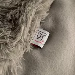 Pościel z mikrowłókna 220x200 TIFFANY beżowa o strukturze futra z kolekcji Design 91 - 7