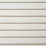 Pościel satynowa 160x200 RAYA biała beżowa w paseczki - 4