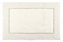 Dywanik bawełniany 60x90 CHIC kremowy zdobiony kryształkami - 3
