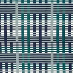 Pościel satynowa 220x200 NIKA 47 ciemny turkus z szarym geometrycznym wzorem z kolekcji Nova Print - 5