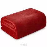 Koc jednokolorowy 150x200 SIMPLE 1 bordowy wyjątkowo miękki - 4