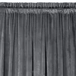 Zasłona na taśmie 135x300 ROSA welwetowa grafitowa Design 91 - 15