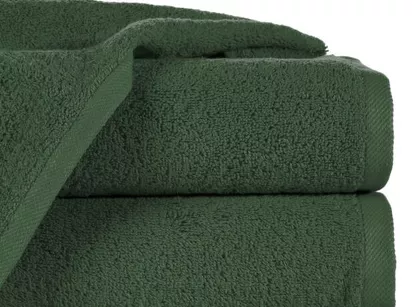 Ręcznik bawełniany 50x90 GŁADKI 2 jednokolorowy ciemna zieleń