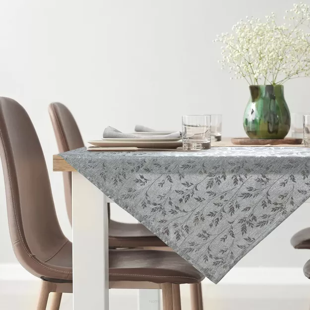 Nakładka 85x85 SIMONA z błyszczącym srebrnym nadrukiem gałązek