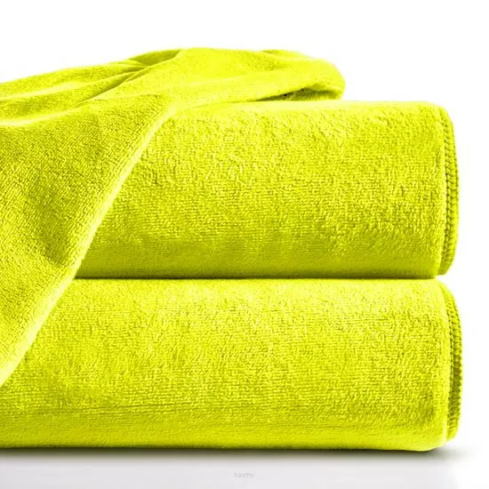 Ręcznik 70x140 AMY szybkoschnący limonkowy z mikrofibry