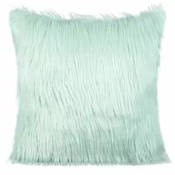 Poszewka z puszystego futerka 45x45 819 jasna mięta