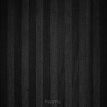 Pościel satynowa 160x200 VERA jednokolorowa gładka czarna w prążki - 5