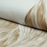 Pościel z makosatyny 160x200 NOAH Eva Minge biała beżowa designerski wzór Premium - 5