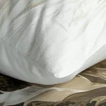 Pościel z makosatyny 160x200 NOAH Eva Minge biała beżowa designerski wzór Premium - 6