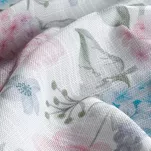 Nakładka 90x90 SUMMER 8 różowa z nadrukowanym wzorem kwitnących kwiatów - 3