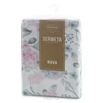 Nakładka 90x90 SUMMER 8 różowa z nadrukowanym wzorem kwitnących kwiatów - 5