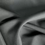 Zasłona gotowa na przelotkach 140x250 RITA jednokolorowa grafitowa z miękkiej tkaniny - 2