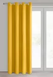 Zasłona na przelotkach 135x250 PARISA zaciemniająca musztardowa jednokolorowa Design 91 - 7