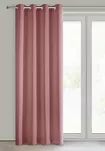 Zasłona gotowa na przelotkach 140x250 RITA jednokolorowa ciemny róż z miękkiej tkaniny - 9