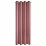 Zasłona gotowa na przelotkach 140x250 RITA jednokolorowa ciemny róż z miękkiej tkaniny - 8