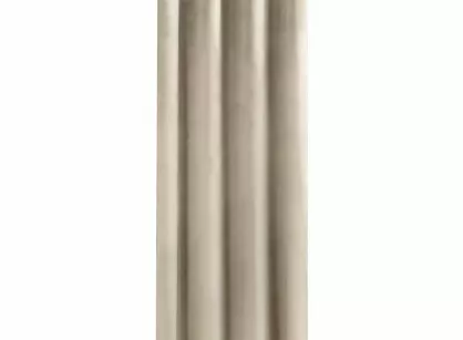 Zasłona gotowa na przelotkach 140x250 ROSA welwetowa jasny beż Design 91