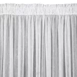 Firana na taśmie 140x250 IDA biała o strukturze deszczyku z błyszczącą nicią - 4