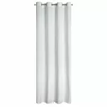 Zasłona gotowa na przelotkach 140x250 ROSA welwetowa biała Design 91 - 9