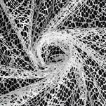 Firana na przelotkach 140x250 AMANDA biała z pajęczej siateczki - 6