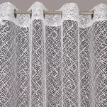 Firana na przelotkach 140x250 AMANDA biała z pajęczej siateczki - 4
